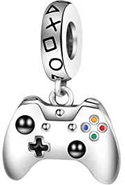 LUXILLA Family Love Mother Daughter Grandma 925 Sterling Silver Charm Fits Bracelets Necklace Pendant Jewelry Gift for Women Girls Family Friends, 0.93 in * 0.65 in, Sterling Silver, Cubic Zirconia