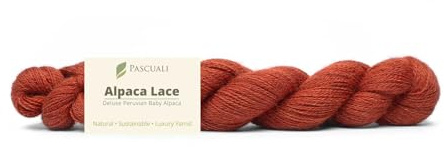 PASCUALI Alpaca Lace |Strickwolle aus 100% Alpakawolle, Alpaka Wolle zum Stricken und Häkeln, 1 Strang - 50g, Farbe:Sahara 42