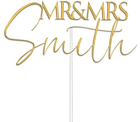 KreateSquare Personalised Cake Topper, Custom Name Party Cake Decoration