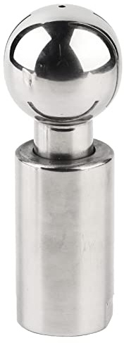 Artillery Bola Giratoria de Limpieza,3/4 Rosca de Bola de Pulverización Giratoria Sanitaria de Acero Inoxidable,1-6 m Diámetro de Limpieza,360° Bola de Limpieza para Tanque CIP