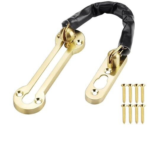 SynapSYA Sicherheits-Schieberiegel, Türkettenschloss aus Edelstahl, Sicherheits-Diebstahlsicherung for Schiebetüren im Innenbereich, Schnalle for Zuhause, Verriegelung, Hardware-Zubehör TüRkette(A5)