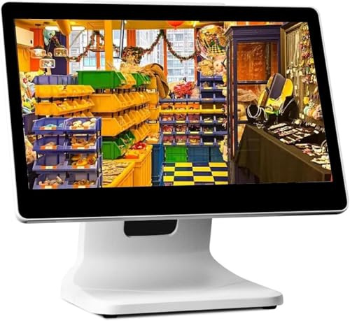 Système de Point de Vente PC à écran Tactile de 15,6 Pouces, système de Point de Vente de Caisse enregistreuse à écran Tactile Intelligent, système de Caisse enregistreuse de détail Windows 10