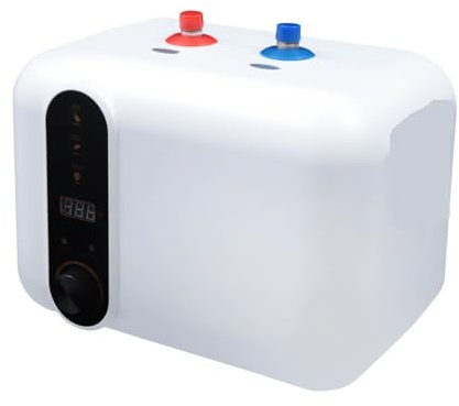 Scaldabagno istantaneo, 1500W 10L Riscaldatore Di Acqua Elettrico Serbatoio Di Stoccaggio IPX4 Cucina Sotto Il Lavello Caldaia Piccolo Elettrodomestico Riscaldatore Di Acqua Calda Istantanea per Cucin