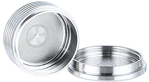TFixol Capsules de café réutilisables en acier inoxydable compatibles avec Delta Q Silver