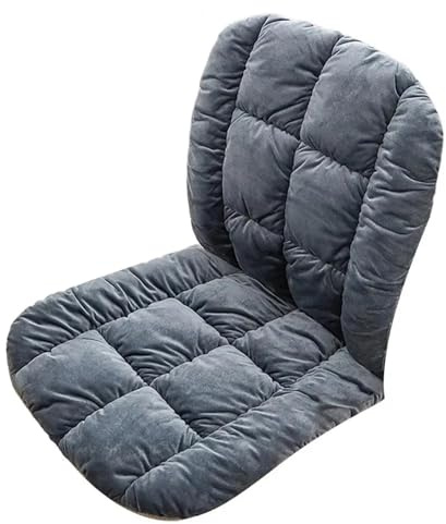 USOHJZ Deckchair Cushion Winter Thick Rocking Chair Cushion Outdoor Garden Chair Cushion Non-Slip Soft Patio Chair Pads Washable Outdoor Cushions For Chairs(Black Gray Square)