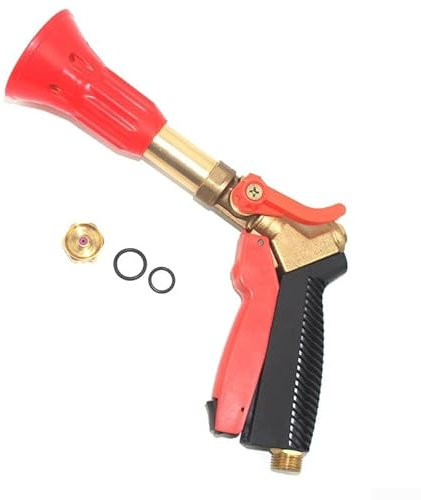 Spruzzatore da giardino, spruzzatore da giardino ad alta pressione, ugello d'acqua in ottone portatile per alberi da frutto prato cortile