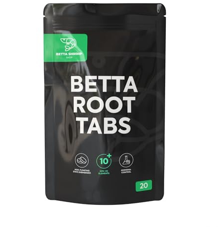 BSS™ Betta Aquarium Root Tabs - Potent Pro Plant Fish Tank Fertilizer NPK +10 Non-Floating (20 Pack)