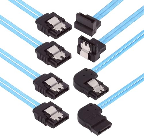NFHK Kabel 4 teile/los 90 Grad Abgewinkelt Typ Interne 4-SATA Host zu 4SATA 7pin Ziel Disk 6Gbps Daten server Kabel 25cm