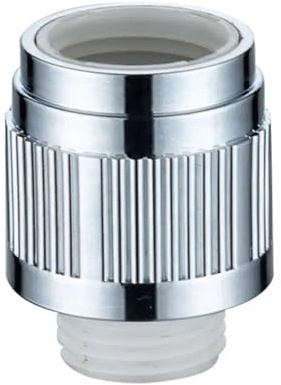 Valvola di chiusura per soffione doccia Regola il deviatore del braccio della doccia, limitatore di flusso, controllo pressione dell'acqua, i componenti bagno(Silver)