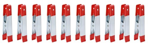 Teuypty Large Heavy Duty Metal Spring Clamps 6 Inch 10 Pcs Anti Slip Set for Tarpaulin Woodworking Crafts Clip