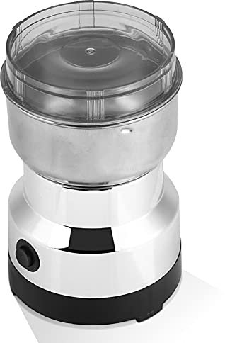 220V-240V Moulin à café électrique en acier inoxydable Moulin à Grains de café électrique broyeur à Domicile fraiseuse, pour café, grains, épices, noix, épices, herbes, poivre