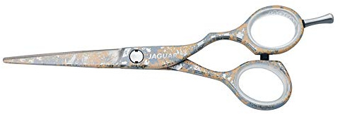 JAGUAR Friseurschere Haarschere NATURAL VIBES 5.5 Zoll Offset Slice-Schneide allergieneutral