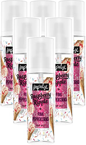 Impulse Framboise Ripple + Pink Peppercorns Brume corporelle 6 x 150 ml