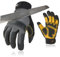 Vgo... Cut Resistant Gloves,Safety leather Work Gloves,Mechanic Gloves,HPPE Anti-cut Liner,Hand Protection,EN388 level C, ANSI level A3(CA9777CT,Gray,M,1Pair)