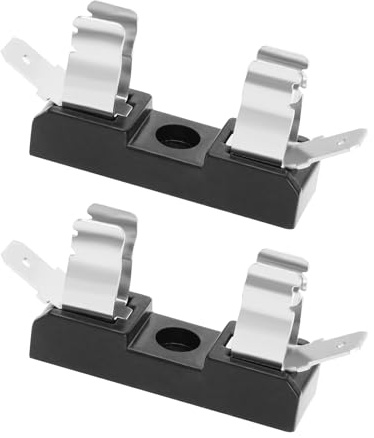 VGOL 2pcs Auto Festone Portalampada Presa Auto LED Lampadina Holder Clip Auto Fusibile Holder Morsetto per 31mm-36mm Lampadine Ferroviario Modello Costruzione Auto Illuminazione Targa