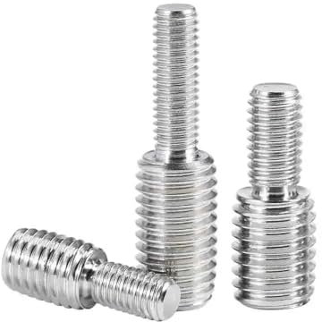 Bolzenschraube mit Doppelgewinde, 1/2/5 Stück, 304 Edelstahl-Adapter, männlich zu männlich, Übertragungsschrauben, Doppelkopf-Übertragungsschraube, M3, M4, M5, M6, M8, M10, M12, M14, M16 bis M20, Voll