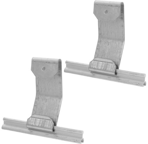 OSOLADY 2pezzi Ganci j Per Accessori Heavy Duty Per Tapparelle Porte Scorrevoli e Finestre Ganci Sicurezza Zincato Per Uso Versatile