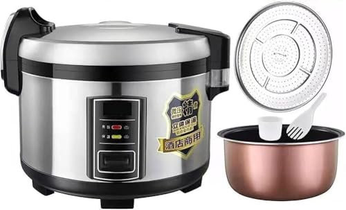ZJGFCB Olla Arrocera Grande (10-25 L) Olla Arrocera Comercial/Olla De Cocción Lenta, Olla Interior Antiadherente Espesa, para Hoteles, Restaurantes, Comedores, Escuelas(Size:13L)