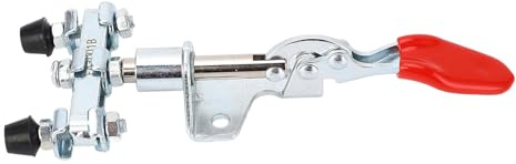 Double Head Quick Clamp, Toggle Clamp, Push Pull Action Adjustable Quick Release Clamp for Woodworking, 45Kg Holding Capacity, 16.7mm Stroke
