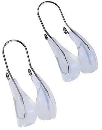 FRCOLOR Nose Shaping Clip and Nose Bridge Corrector 2pcs White Adjustable for and Correction Suitable for Skin Types