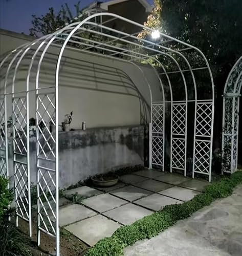 Gartenbogen aus Metall für Kletterpflanzen, dekorativer Pavillon für Rosen und Weinreben, ideal für Hochzeiten und Außenbereiche, robustes Design zur Verbesserung des Gartens