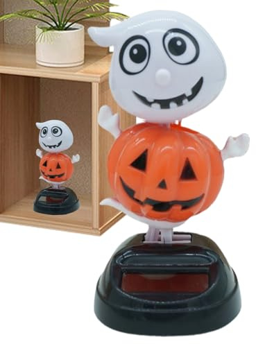 Générique Figurines pour Tableau de Bord | Objet de Collection Solaire Décoratif | Accessoires d'Intérieur Automobile Déco Mignonne pour Maison Bureau Cadeaux Fêtes Halloween Utilisation