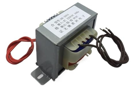 EDXFICDQ Trasformatore EI66 30W 380V 220V a 9V12V15V24V36V48V110V Alimentatore CA Tutto in Rame(Input Voltage 220V,220V)