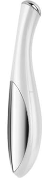 Mini Eye Massaggiatore Elettrico per Occhi in Abs Bianco | Penna per Massaggio Viso, Aiuta a Ridurre le Linee Sottili, Favorisce la Circolazione Cutanea