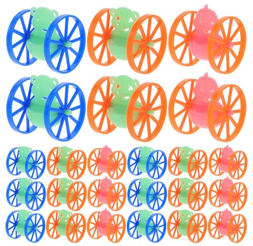 Abaodam 50 Stück Kleiner Wackelspielzeug mit Rollen Buntes Kippspielzeug für Schreibtisch Party Tragbares Freizeitspielzeug zur von Gleichgewichtssinn und Hand Augen Koordination