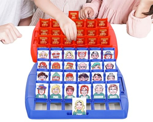 Wer Ist Es, Ratespiel Brettspiel Als Spielzeug, Brettspiel Für Kinder, Pädagogisches Spielzeug Ratespiel, Für Jugendliche Reisen Geburtstag Zuhause Urlaub Flugzeug Auto Fahrten Party Sonntagsschu