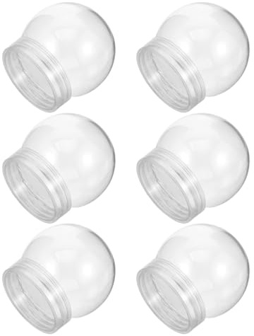 6 Pack DIY Water Globe Bottles 150ml PET for Crafts