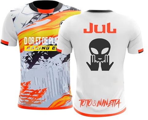 T-Shirt JUL Hommes Femmes Maillot de Foot JUL Enfant,Plusieurs modéle Disponible Cadeaux des Fans T-Shirt Fan de Musique Mode Streetwear T-Shirts de Sport,Impression 3D Haut d’Entraînement Fitness