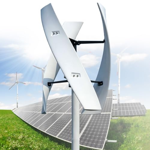 Kit generatore di turbina eolica verticale 16000W/20000W,12/24/48/220V,kit di alimentazione per mulino esterno con controller per un'integrazione efficiente di energia rinnovabile(16000W,48V)