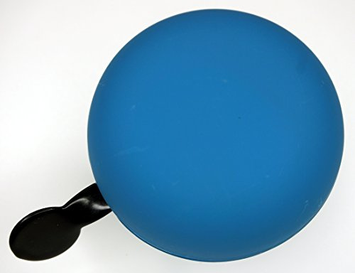 CBK-MS Ding Dong Fahrrad Glocke Blau matt Ø 80mm XXL 2-Klang Fahrradklingel Fahrradglocke