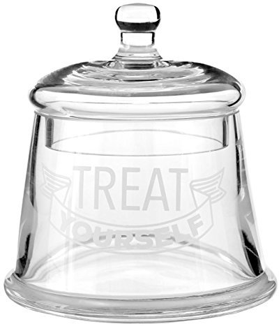 Premier Housewares Treat Yourself Storage Jar, Glass