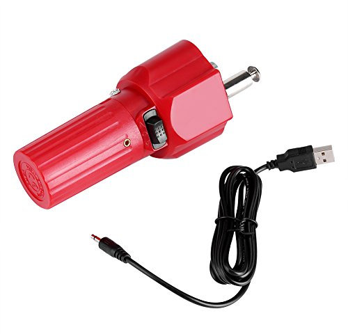 Motorgrill Elektrische Maschine DC 5V 4.2RPM Grillrotator Motorgrill USB Barbecue Grill Rotator Motor für Grillgeräte, 6,5x6,5mm Lochgröße 1 m