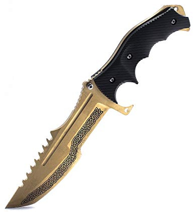 ariknives - Huntsman Knife Counter Skin Knife CS GO Strike Messe Jagdmesser taktisches Überlebens Camping Werkzeug (Lore)
