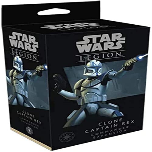 Atomic Mass Games , Star Wars Legion: Galactic Republic Expansions: Captain Rex , Unit Expansion , Miniatures Game , Ages 14+ , 2 Players , 90 Minutes Playing Time