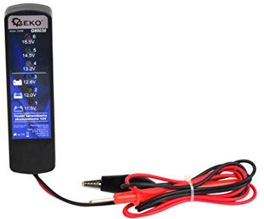 BSD Autobatterie Tester - 6V und 12V Batterietester, KFZ Batterietester, Batterie Testgerät