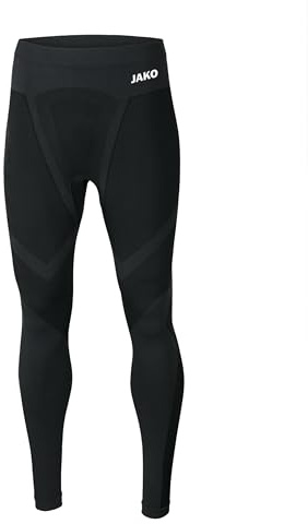 JAKO Herren Long Tights Comfort 2.0, Schwarz, S