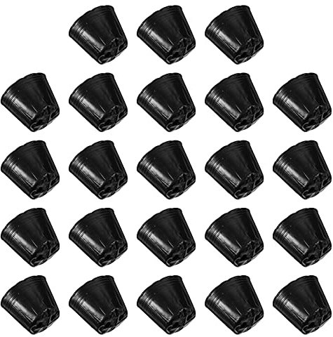 Cabilock Anzuchttopf Mini Pflanztöpfe PE Blumentopf 100 Stück 8 x 8 x 9 cm Sämling Blumen Pflanzen Sukkulenten Behälter Pflanzenzucht Pflanzen Wachstum Garten Gewächshaus