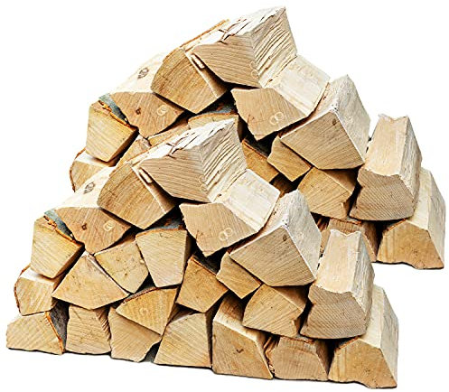 Leña Madera Selección 5-500 kg para Estufa y Chimenea Brasero Parrilla Cesta de Fuego Troncos de Madera de Haya 25 cm Flameup, Cantidad:50 kg