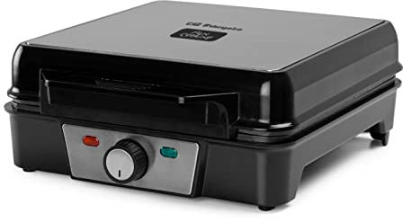 Orbegozo WL 2200 - Gofrera, recubrimiento antiadherente, termostato regulable, capacidad para 4 gofres, asa de tacto frío, 1200 W