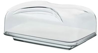 Haier HAGCB40 Cheese Box, con Vassoio, Tagliere in Porcellana e Coperchio, Rettangolare, Elegante, 25,5x18x11,5 cm, Haier by Guzzini