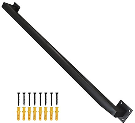 Wandmontierte Haltegriffe, Schwarz |Treppengeländer und Handläufe, Treppengeländer Geländer Treppengeländer Stützsatz |1m 1,5m 2m 2,5m 3m Treppengeländer (Size : 150cm)