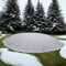 EVOLUTION Aufblasbare Poolabdeckung Rund 400 cm Grau Überwinterung Luft Kissen Pool