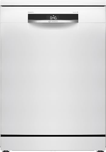 Bosch SMS6ZDW11E Lavavajillas, Libre Instalación, Serie 6, 60 cm, Home Connect, PerfectDry, Blanco