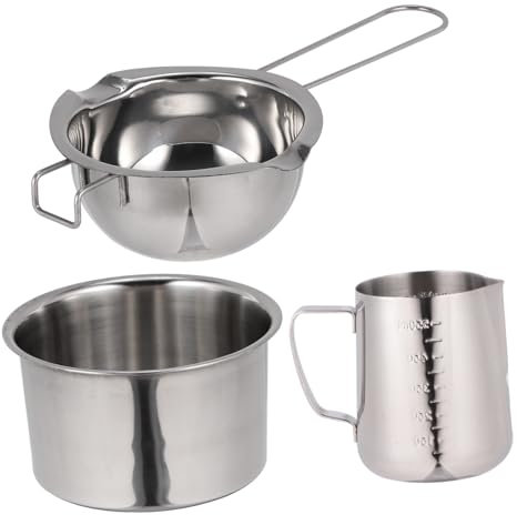 SHOWERORO Stainless Steel Baking Chocolate Pan Cheese Melting Pot for Camping Cookware Practical Outdoor Pot for Backpacking for Melting Butter