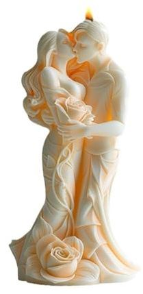 JS MOLD 3D KöRper Kerzenform Silikon,Umarmen Silikonformen, Paar Umarmung 3D Kerzenformen,DIY Silikon Kerzenherstellung,Kerzen Silikonform Gießform Silikonform für die Heimdekoration (A)