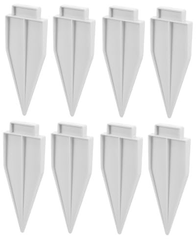 ANDRESLAD 8pezzi Supporti Per Recinzioni Da Giardino Tappi Per Recinzione Plastica Antiribaltamento Accessori Per Giardino e Aiule Stabili e Resistente Alle Intemperie